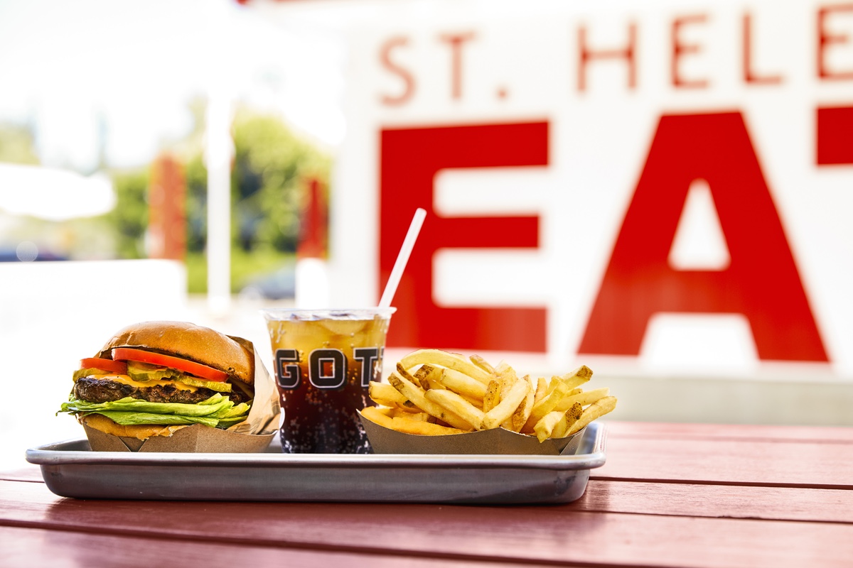 Hamburger and Fries